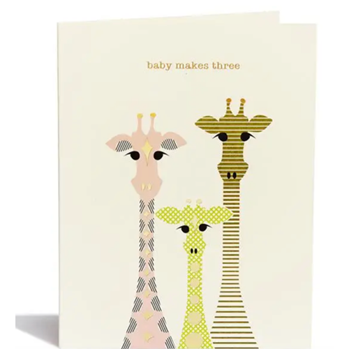 Card Baby Giraffe
