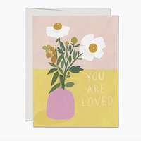 White Poppies Card