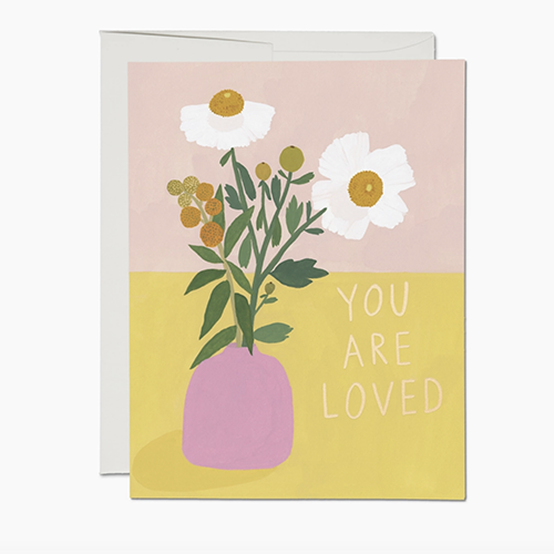 White Poppies Card