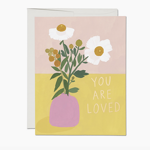 White Poppies Card