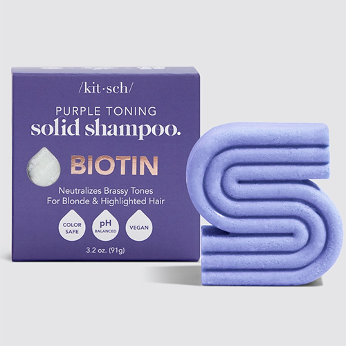 Kitsch Purple Toning Solid Shampoo Bar