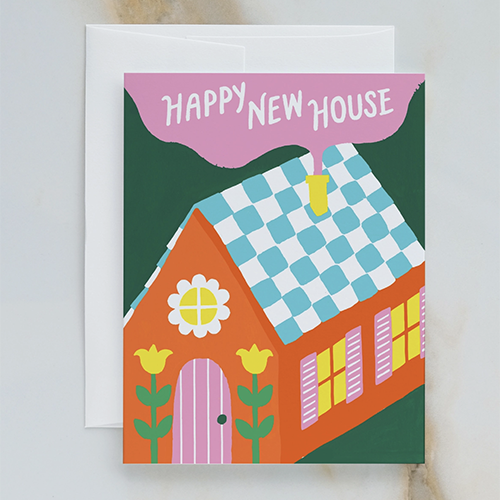 Happy New House Card
