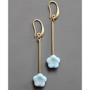 Czech Glass Flower Earrings