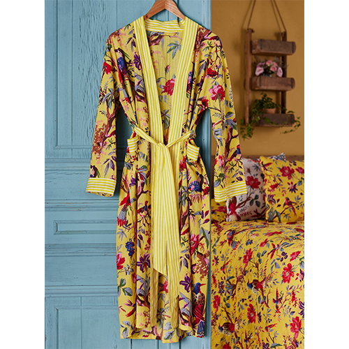 Bird Of Paradise Kimono Yellow