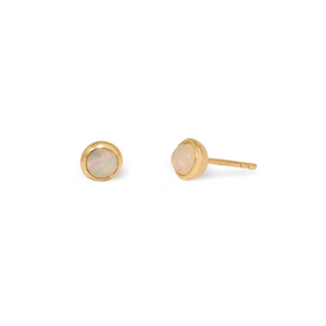 Leah Alexandra Cabochon Studs
