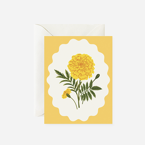 Marigold Greeting Card