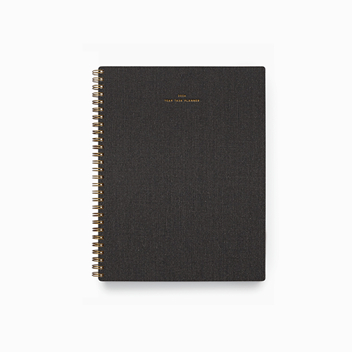 Appointed 2026 Year Task Planner Charcoal