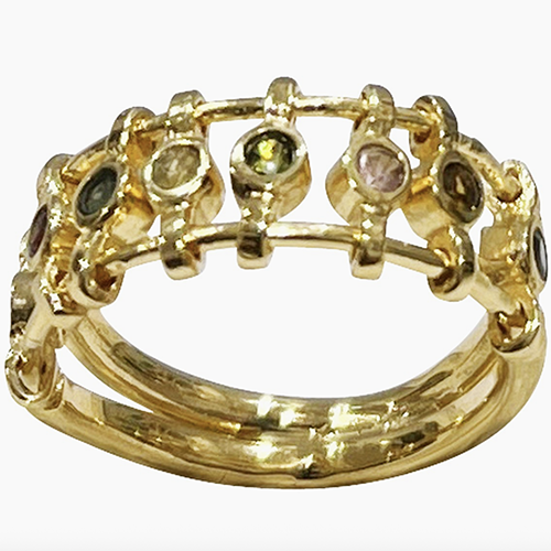 Sophie Deschamps Radha Multi Tourmaline Ring