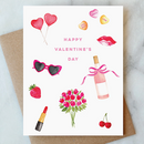 Carte de Galentine girly