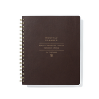Fringe Studio Espresso Monthly Planner
