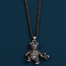 Sterling Silver Teddy Bear Pendant