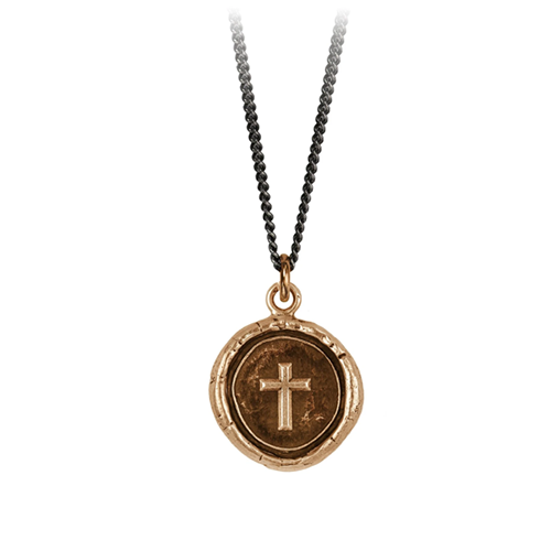 Pyrrha Cross Pendant 18"