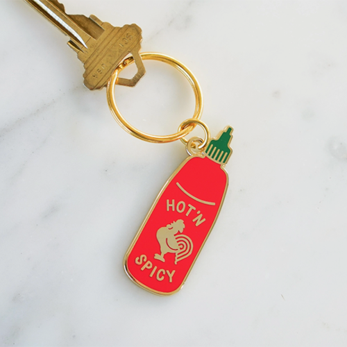 Sriracha Keychain