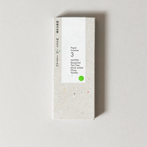 Bandes d'encens en papier Washi #3 Agrumes Profonds