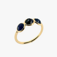 Sophie Deschamps Bague Kali Saphir Bleu