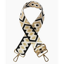 Adjustable Handbag Strap Roca Black & Gold