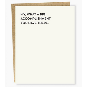 Accomplishment Card