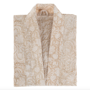 Clementine Block Print Kimono
