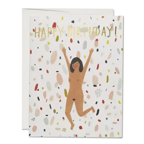 Carte Birthday Suit