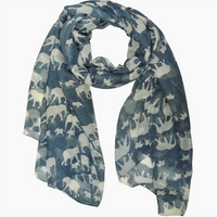 Elephant Print Scarf