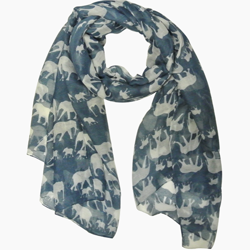 Elephant Print Scarf