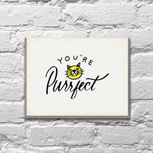 You're Purrfect Card