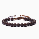 Bracelet en perles de grenat et d'or