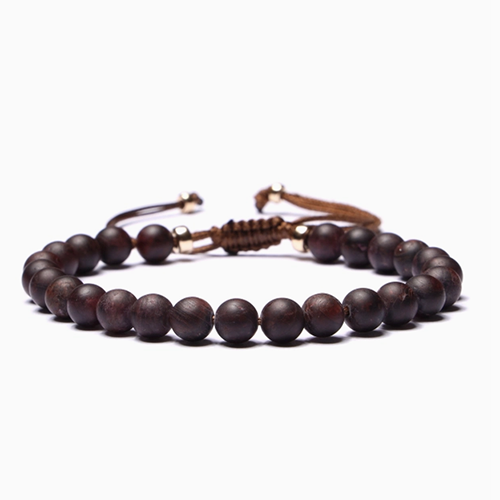 Bracelet en perles de grenat et d'or
