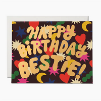 Carte d'anniversaire Charms Arc-en-ciel