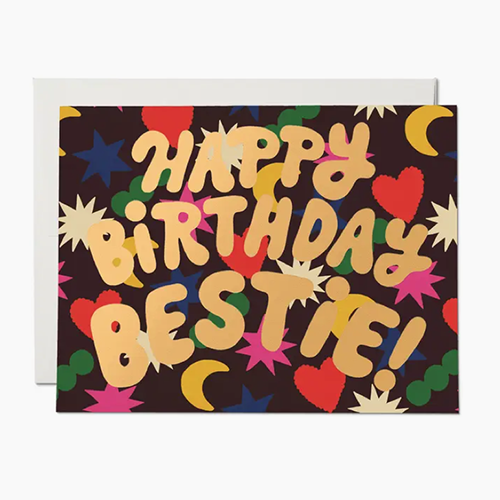 Carte d'anniversaire Charms Arc-en-ciel