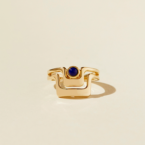 Lindsay Lewis Grand Ring Blue