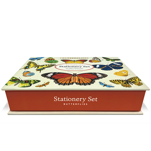 Ensemble de papeterie Cavallini Butterflies