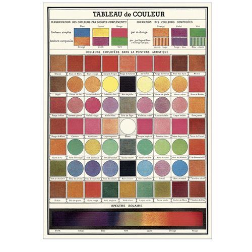 Cavallini Wrap Color Chart