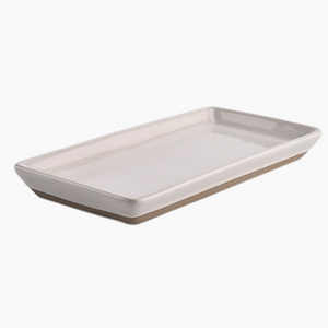 Cream Speckled Ceramic Tray