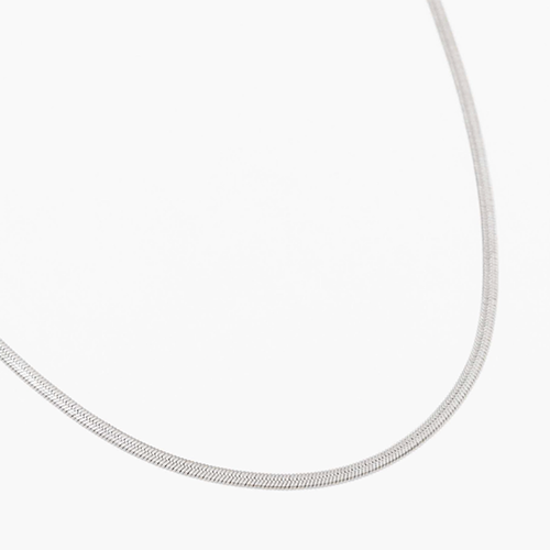 Larissa Loden Herringbone Chain Silver