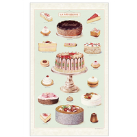 Serviette de thé Cavallini la Pâtisserie