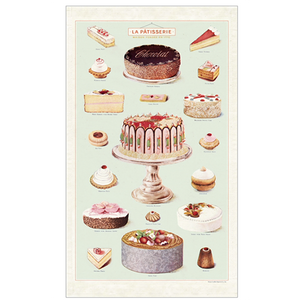 Cavallini Tea Towel la Patisserie