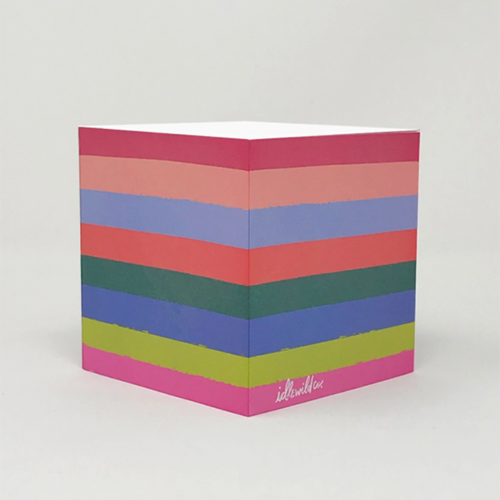 Rainbow Sticky Note Cube