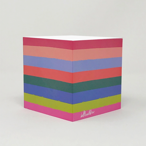 Rainbow Sticky Note Cube