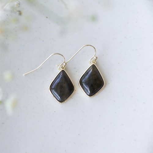 Glee Evora Earrings Labradorite