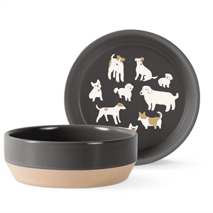 Fringe Studio Pet Bowl Doggos