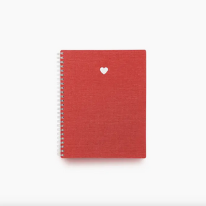 Appointed Heart Notebook Strawberry Red
