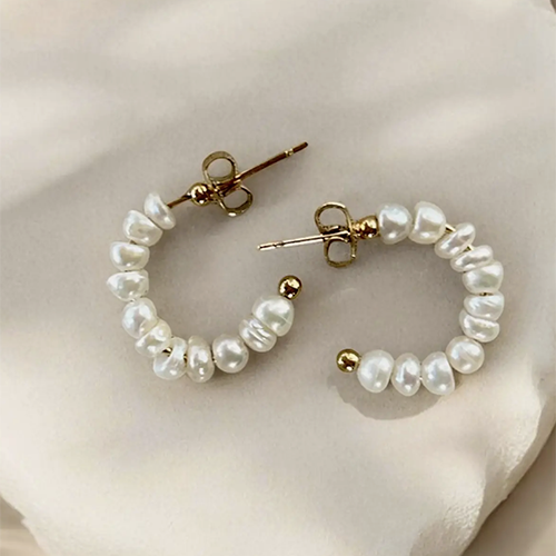 Boem Tessa Pearl Hoops