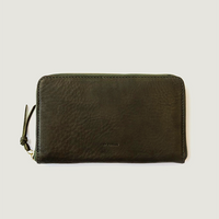 Leather Zip Around Wallet