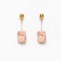 Titlee Delancey Earrings Rose