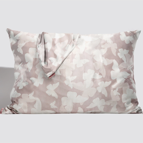 Kitsch Satin Pillowcase Champagne Butterfly