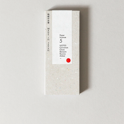Bandes d'encens en papier Washi #4 Confort Fumé