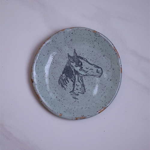 Mini Assiette - Équestre