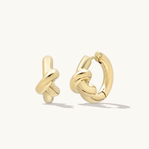 Leah Alexandra Knot Hoops