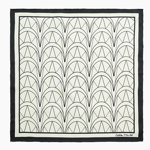 Chrysler Silk Bandana Scarf Ivory